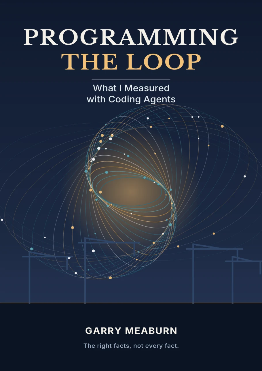Cover of Programming the Loop: What I Measured with Coding Agents by Garry Meaburn